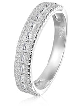 Peora Trio Row 925 Sterling Silver Ring