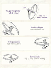 Peora Petal 925 Sterling Silver Ring