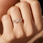 Peora Forever Rose Gold 925 Sterling Silver Ring