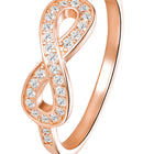 Peora Forever Rose Gold 925 Sterling Silver Ring