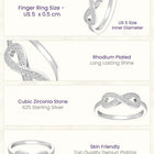 Peora Forever 925 Sterling Silver Ring