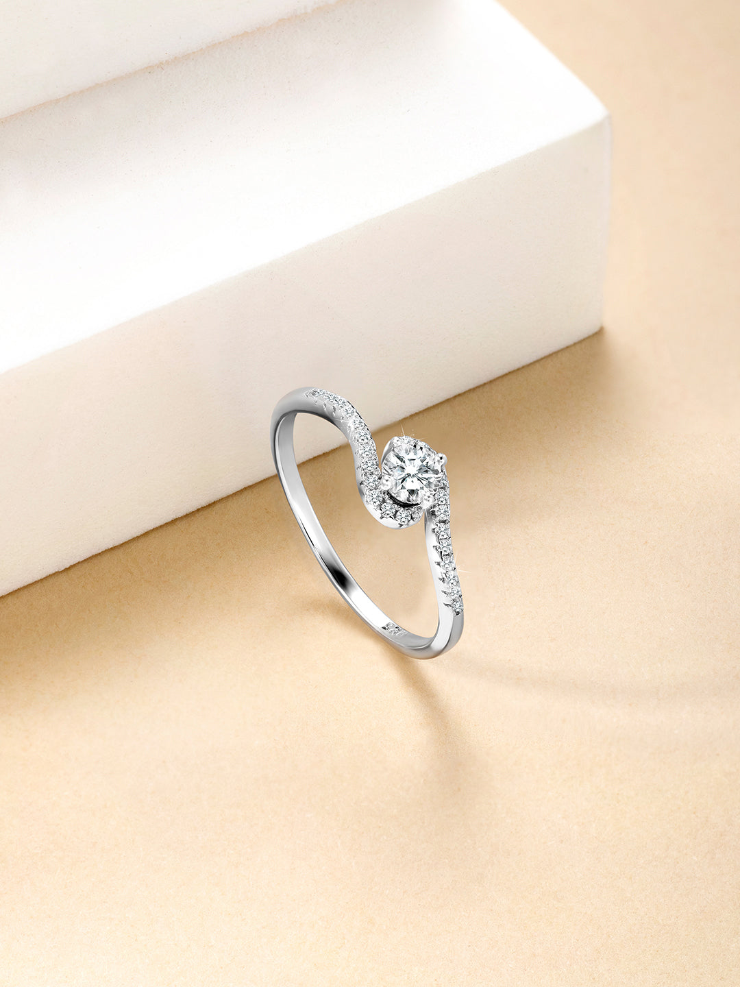 Radiant Solitaire CZ Ring