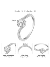 Radiant Solitaire CZ Ring