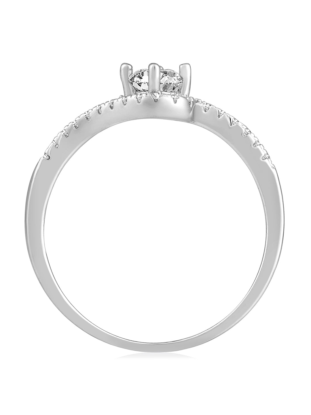 Radiant Solitaire CZ Ring