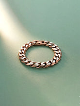 Dual Copper Tone Matte Chain Bracelet For Men