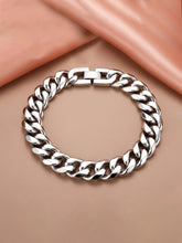 Silver Knight Bold Chain Bracelet For Men