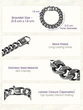Dark Knight Bold Chain Bracelet For Men