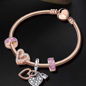 Exquisite Blush Glow Charm Bracelet