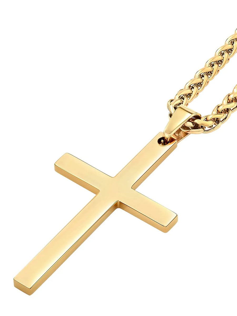 Symbol of Faith Cross Pendant Chain