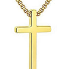 Classic Cross Pendant with Box Chain