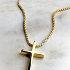 Classic Cross Pendant with Box Chain