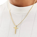 Classic Cross Pendant with Box Chain