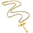 Classic Cross Pendant with Box Chain