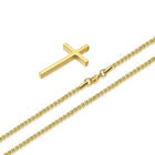 Classic Cross Pendant with Box Chain