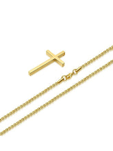Classic Cross Pendant with Box Chain
