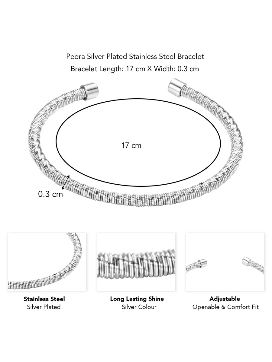 Stainless Steel Bracelets – Bold & Timeless Designs | Peora