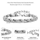 Stainless Steel Bracelet – Durable & Sleek Accessory | Peora