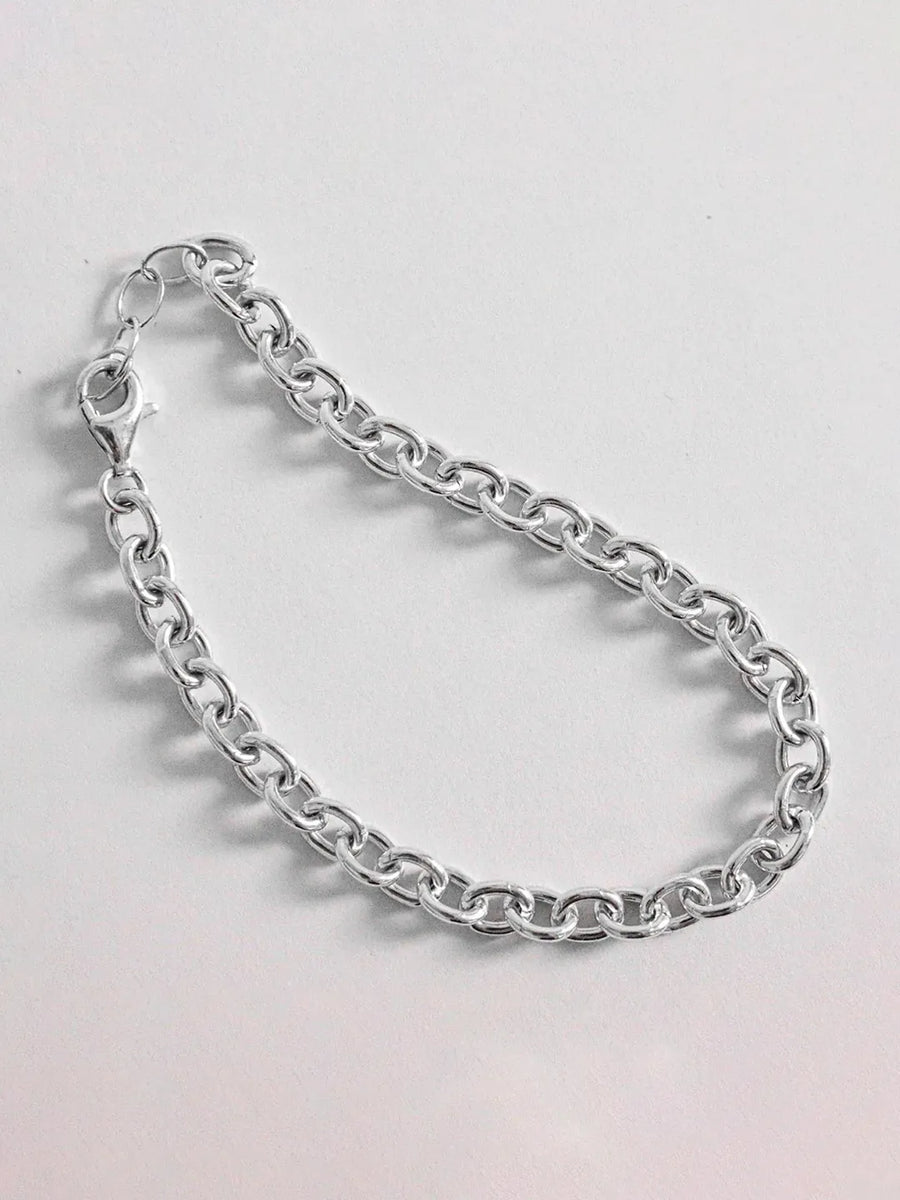 Everyday Silver Chain Men's Bracelet