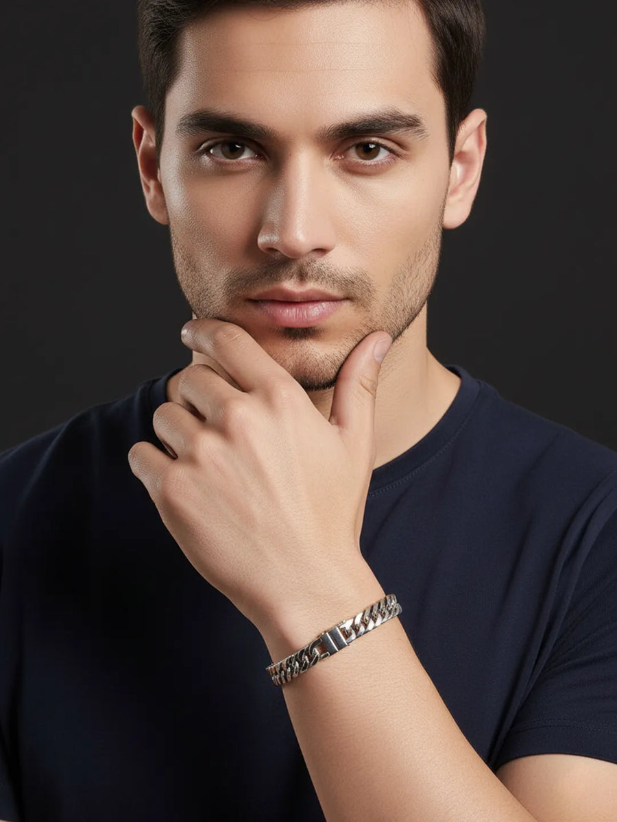 Stylish Cuban Chain Bracelet For Men