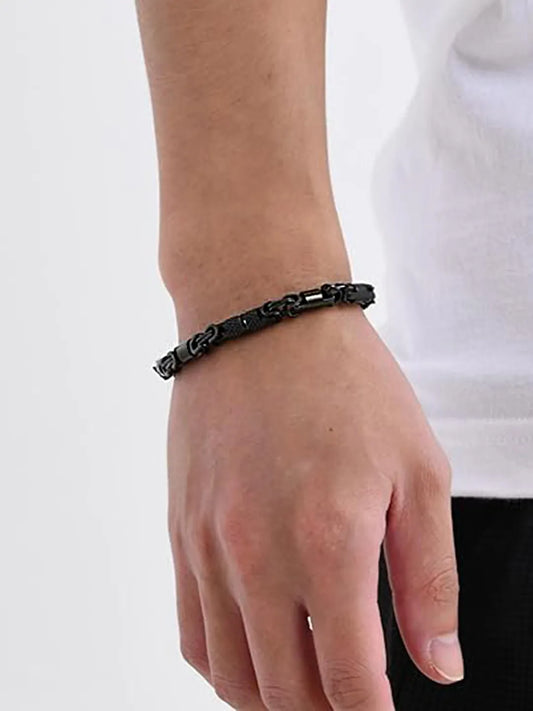 Trendy Stainless Steel Wristband