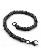 Trendy Stainless Steel Wristband - Black