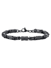 Trendy Stainless Steel Wristband - Black