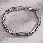 Trendy Stainless Steel Wristband - Silver