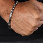 Trendy Stainless Steel Wristband - Silver