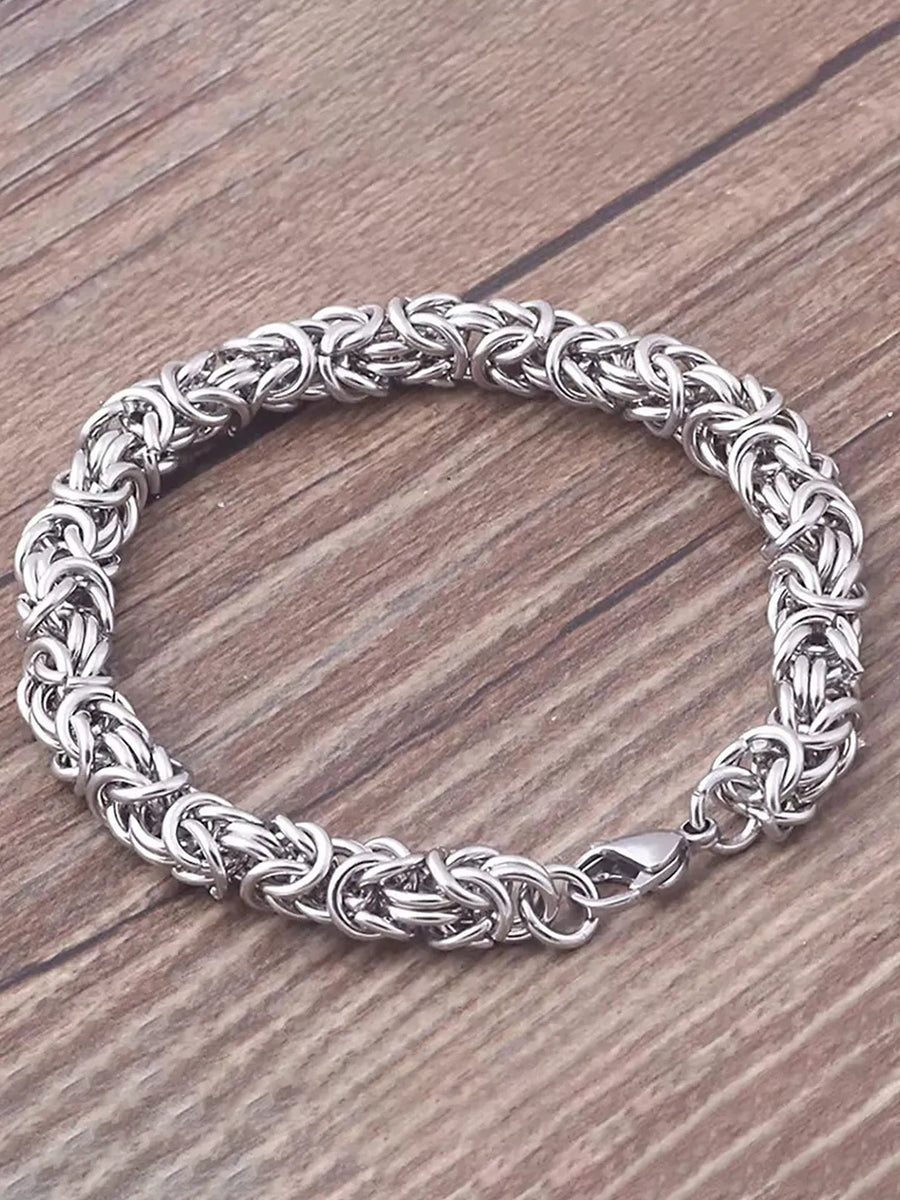 Vanguard Bold Chain Silver Bracelet For Men