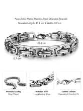 Rugged Stainless Steel Bracelet for Men