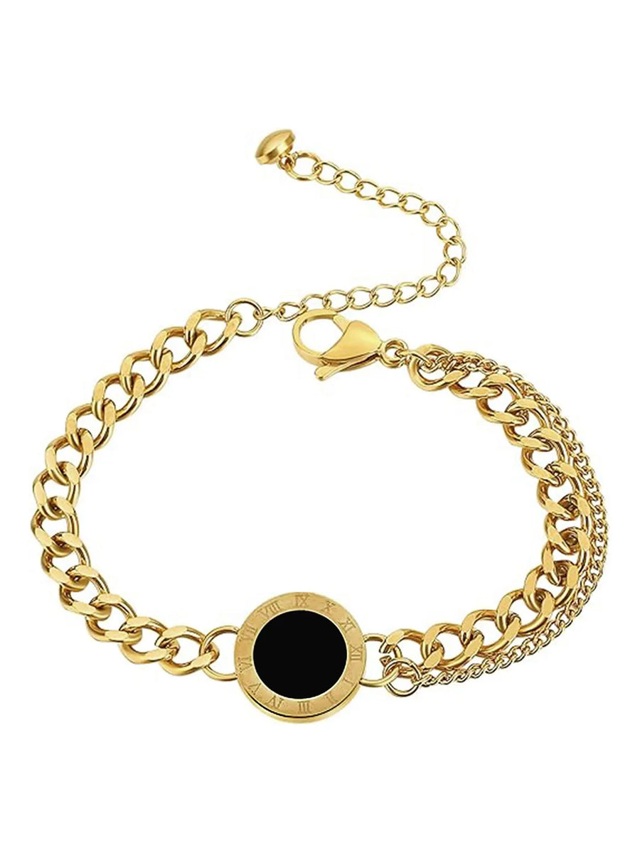 Timeless Glow Round Chain Bracelet