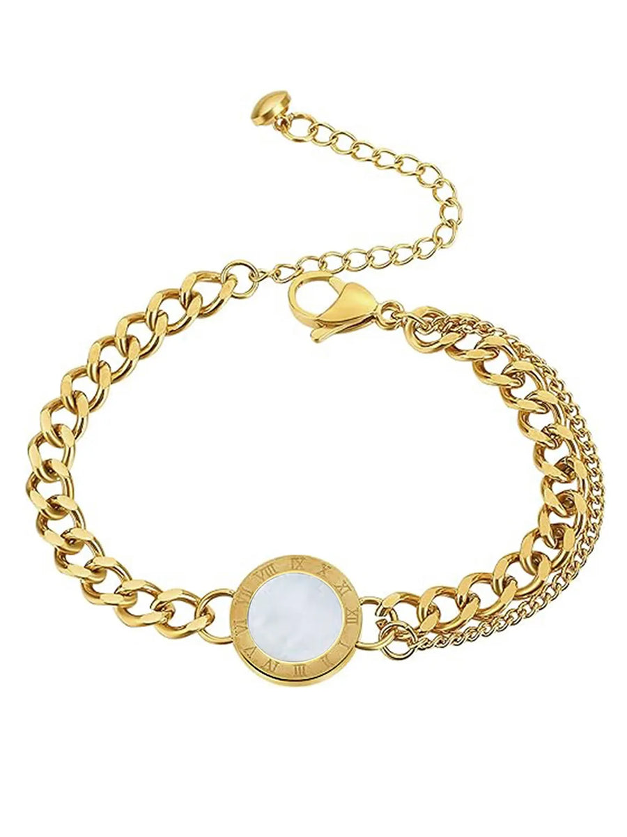 Timeless Glow Round Chain Bracelet
