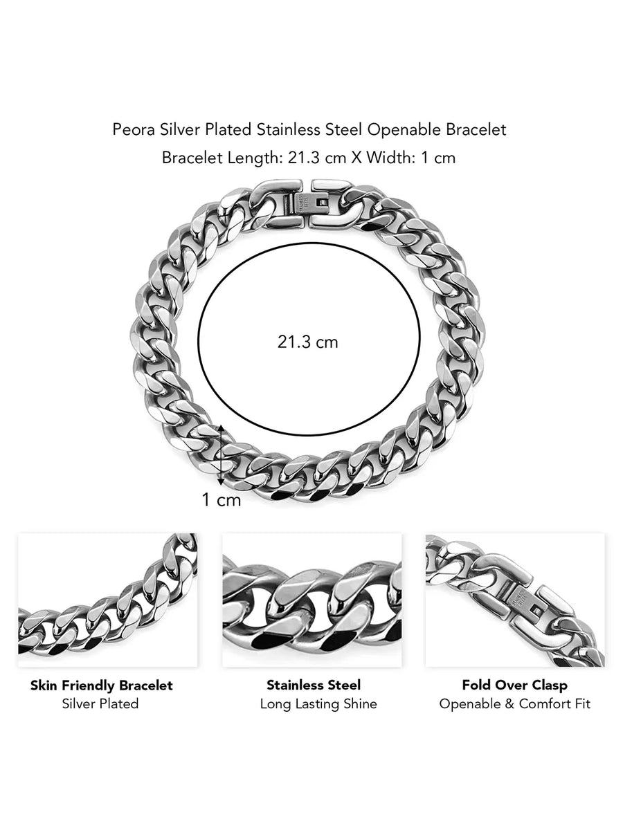 Rugged & Refined Steel Men's Bracelets