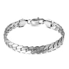 Bold Polished Stainless Steel Bracelet For Men
