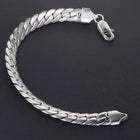 Bold Polished Stainless Steel Bracelet For Men