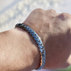 Bold Polished Stainless Steel Bracelet For Men
