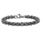 Alpha Black Chain Men’s Bracelet