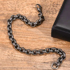 Alpha Black Chain Men’s Bracelet