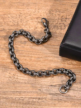 Alpha Black Chain Men’s Bracelet