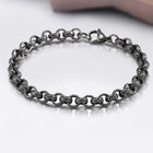 Alpha Black Chain Men’s Bracelet