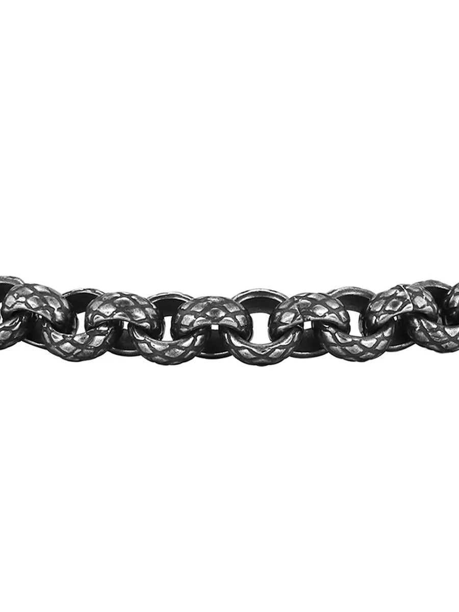 Alpha Black Chain Men’s Bracelet