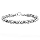 Alpha Silver Chain Men’s Bracelet
