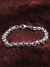 Alpha Silver Chain Men’s Bracelet