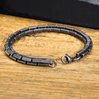 Peora Bold Trendy Black Bracelet for Men