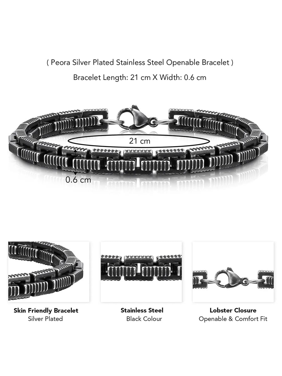 Elegance Stainless Steel Bracelets – Timeless Style | Peora