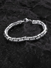 Peora Bold Trendy Silver Bracelet for Men