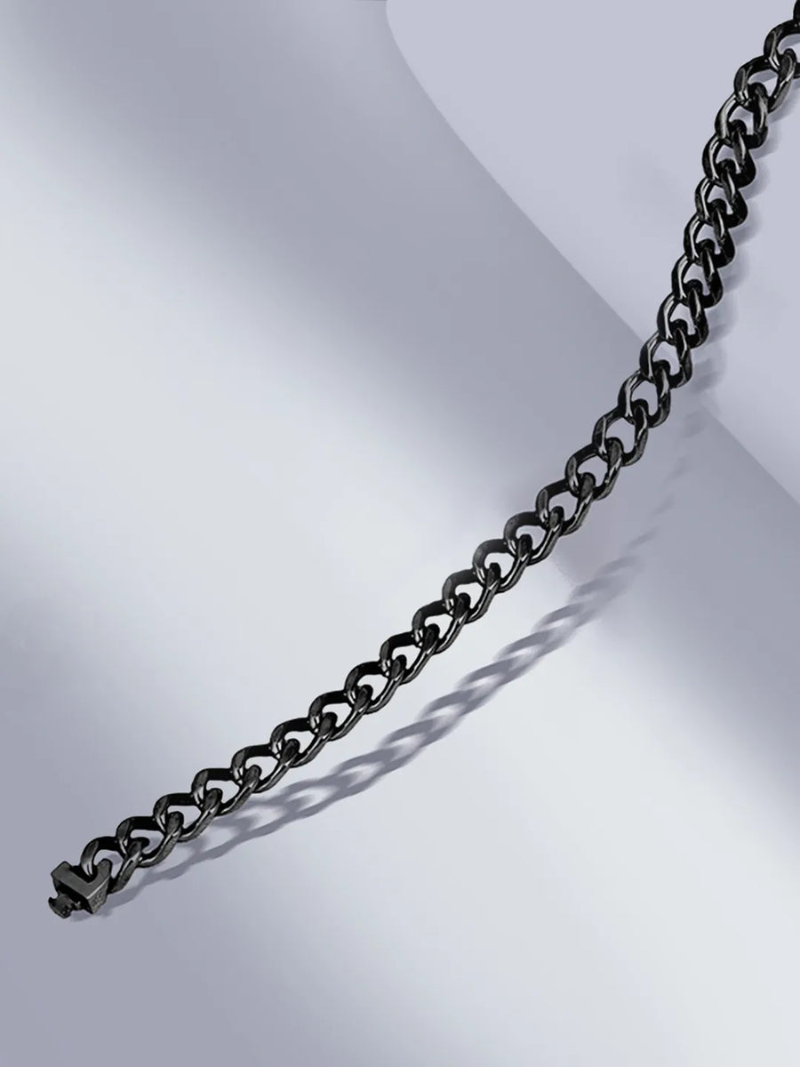 Bold Stainless Steel Bracelets for Men - Black