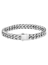 Bold Stainless Steel Bracelets for Men - Silver