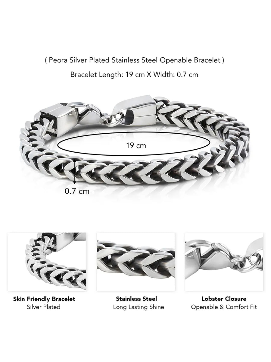 Steel Bracelets – Stylish & Durable Wristwear | Peora

