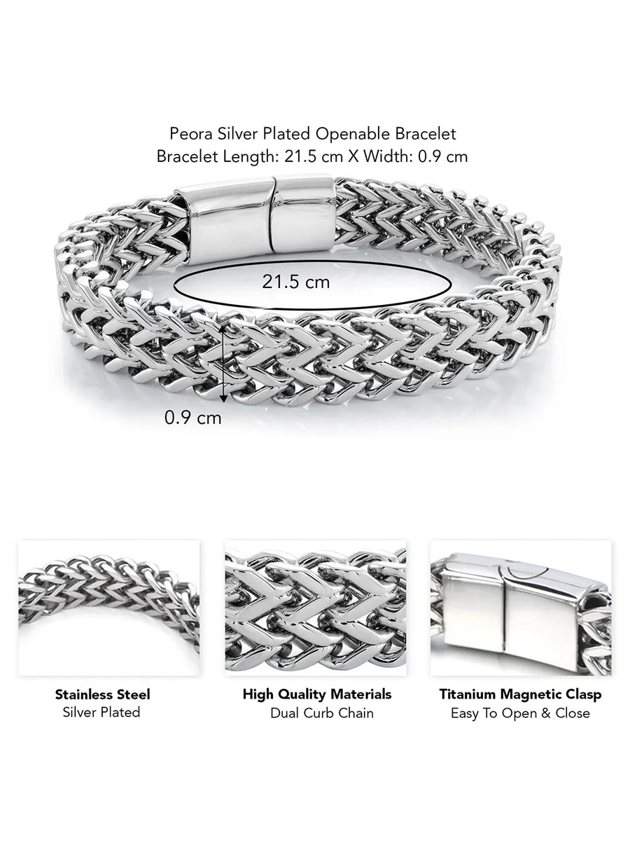 Steel Bracelets for Men – Sleek & Strong Accessories | Peora

